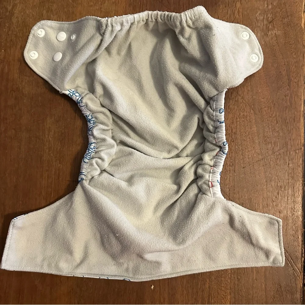 Simple Being pocket cloth diaper set of 5 transportation travel adjustable OS